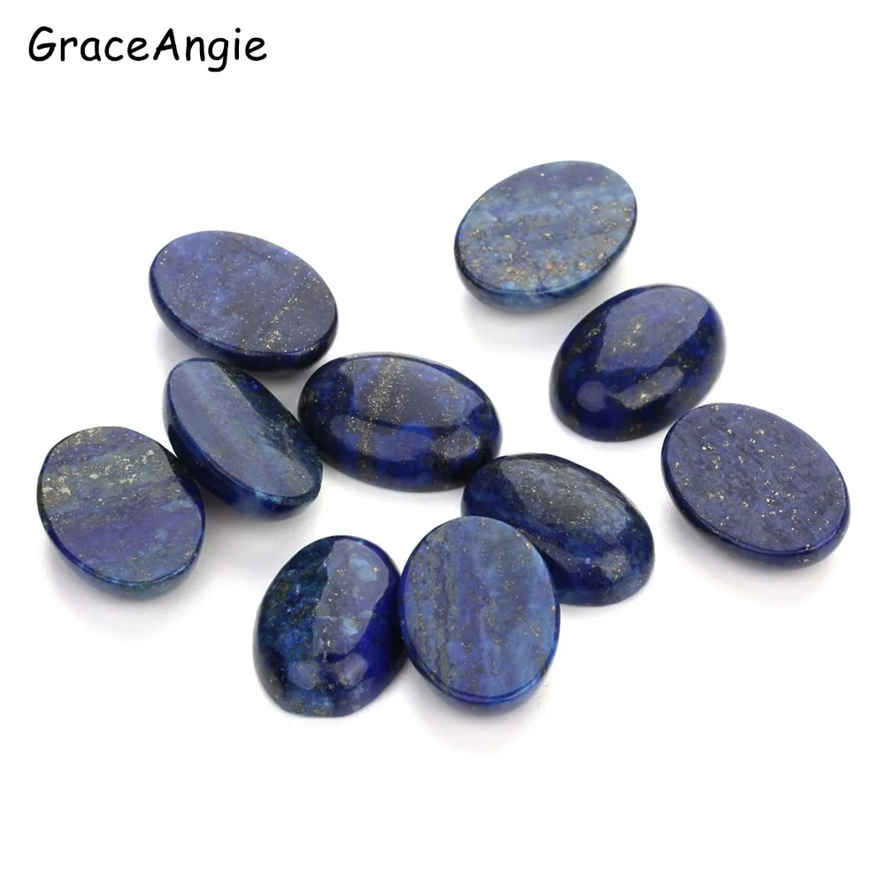 10 шт./упаковка натуральные камни с лазуритом|Ювелирная фурнитура и компоненты| |