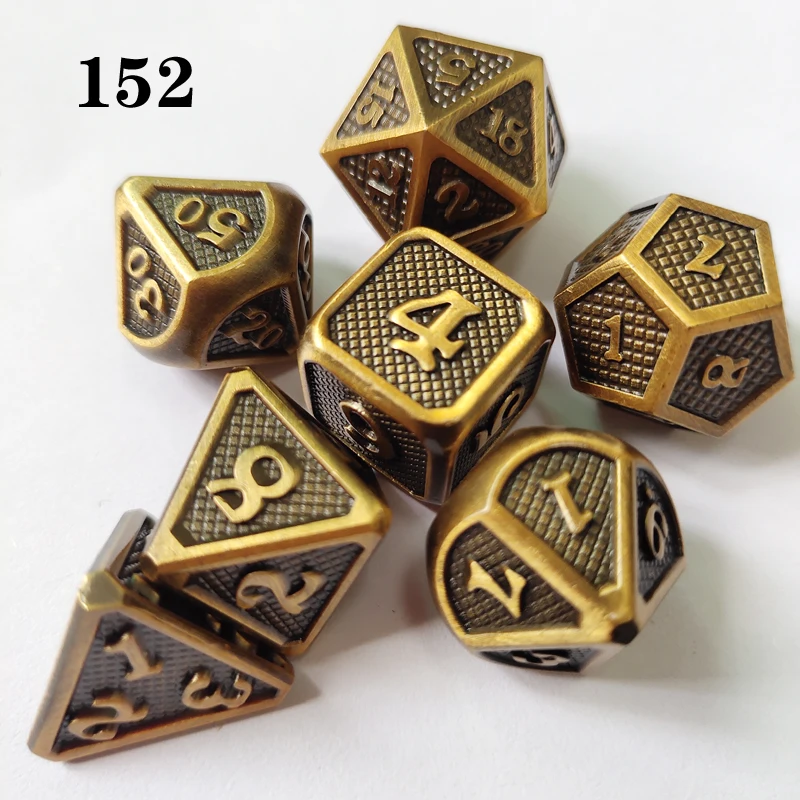 Оптовая продажа металлические игральные кости DnD MTG персонализированные с