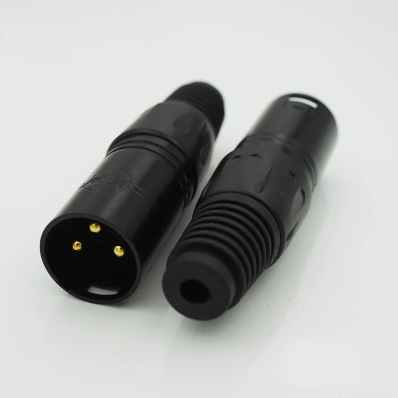 5 шт./лот разъем XLR для микрофона штекер Canon 3 полюсный кабеля бесплатная