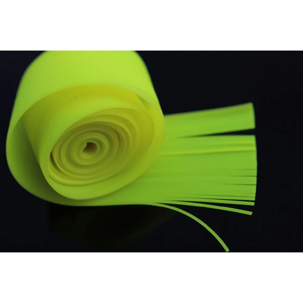 Tigofly 1 м Chartreuse Силиконовые юбки круглый цилиндр 0 7 мм Спиннер приманка кальмар
