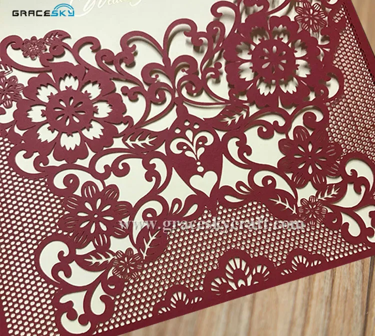 50 шт. Бесплатная доставка Лазерная резка горячая Распродажа европейские цветы