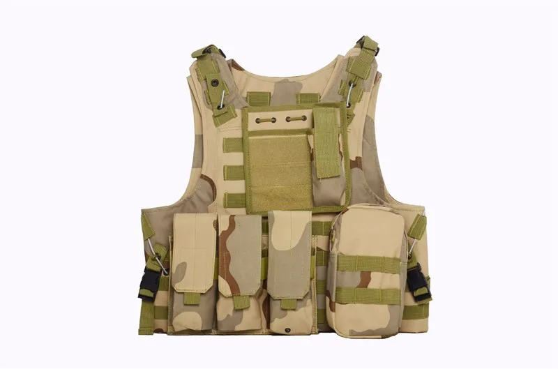 Airsoft тактический военный амфибия MOLLE жилет multicam Модульная Тактический Бой военно-тактические Python Камуфляжный жилет - Цвет: 9