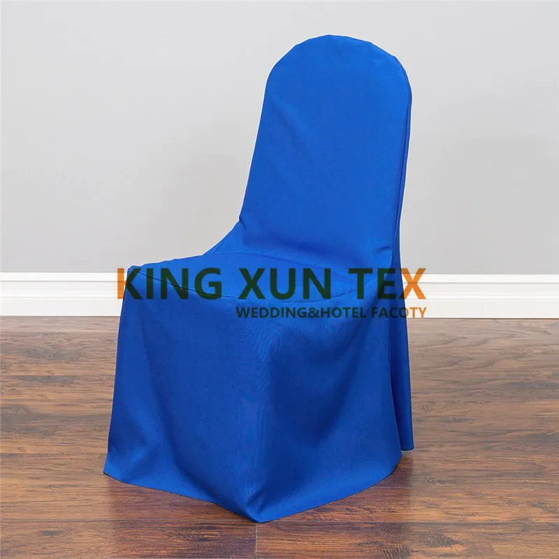 royal blue 100 шт белые чехлы для стульев для свадебного украшения, вечерние чехлы для стульев - Цвет: royal blue
