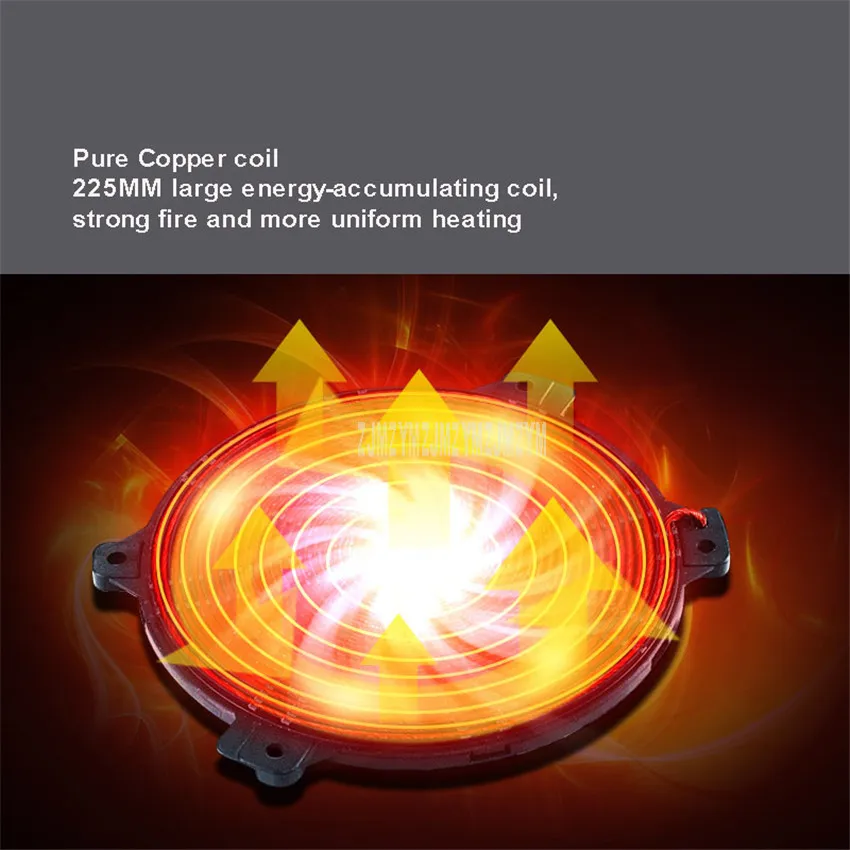 3500W High Power Commercial Electric Induction Cooker Stir-frying Electric Oven Plate Cooker Black Crystal Panel Cooktop SY3501