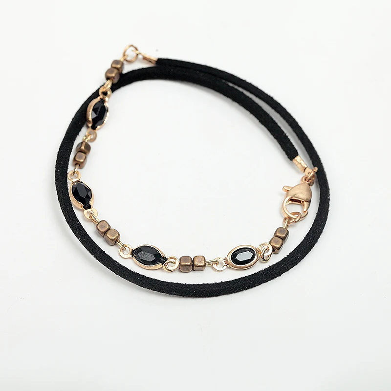 Многослойные Кожаные Браслеты Wild &amp Free для женщин винтажные браслеты-цепочки