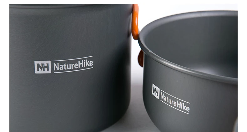 NatureHike открытый кемпинг горшок набор пикник альпинизмом пеший Туризм кухонная посуда кулинарная чаша плита