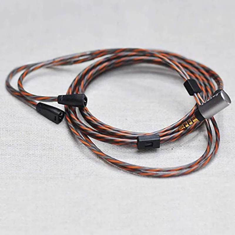 OCCC EXS2RG IE80 IE80S IE8 2 5 мм сбалансированные 4 полюсные соединительные кабели ядра для