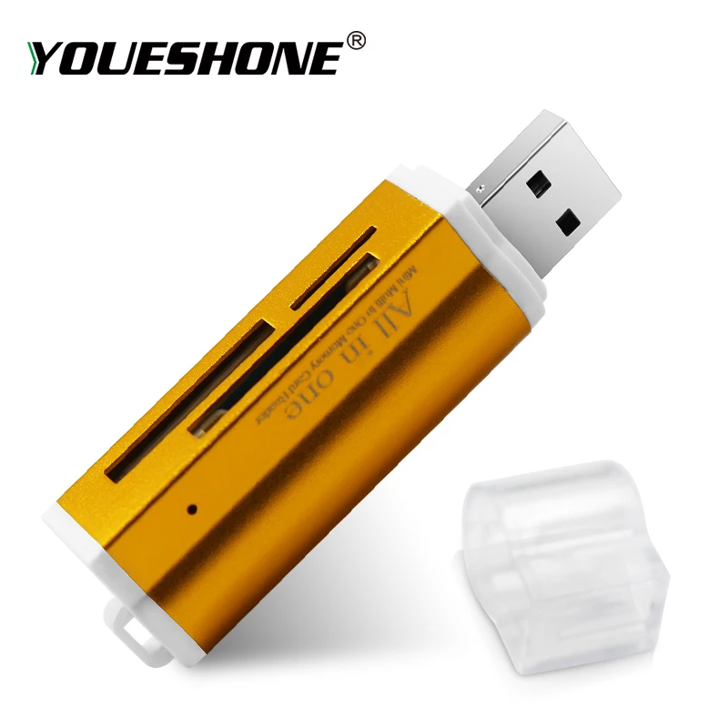 Micro USB 2,0 Устройство чтения карт памяти все в 1 sd карта адаптер для картридер 2 микро-sd TF M2 MMC MS PRO DUO high speed кард-ридер
