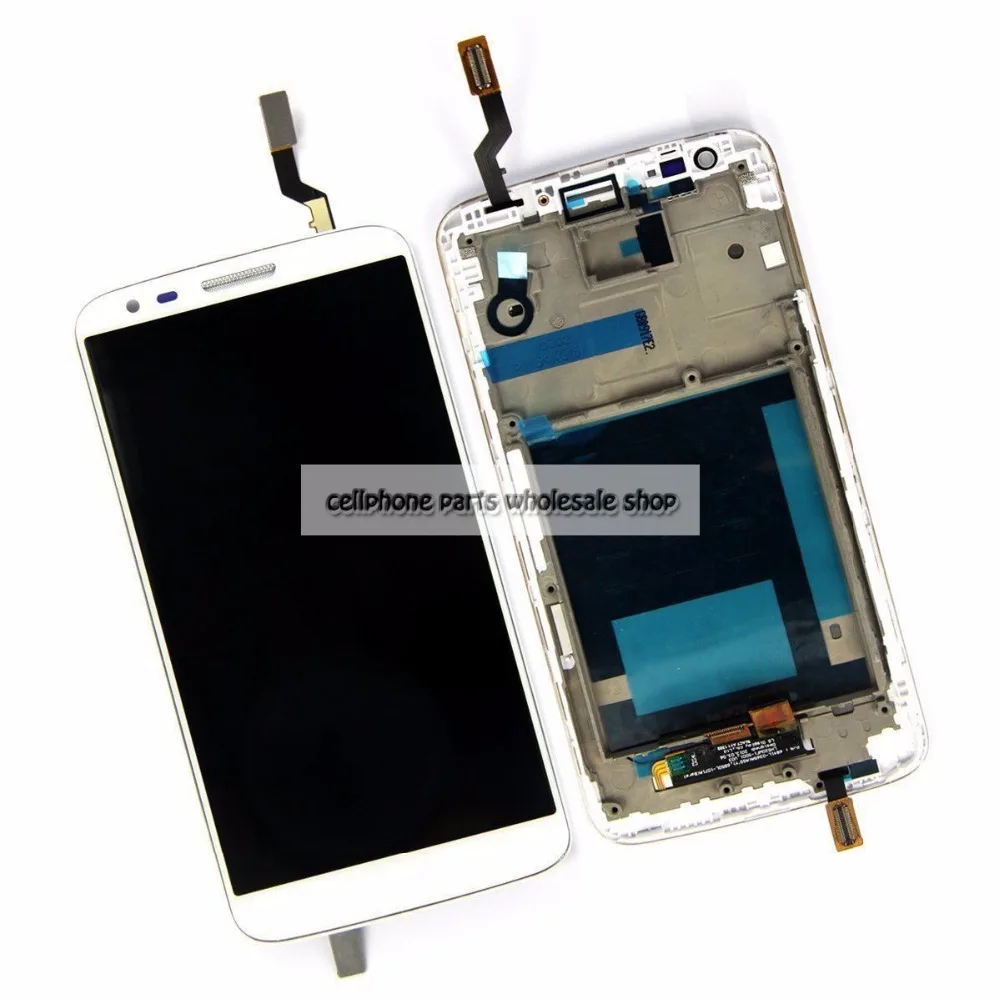 Highbirdfly для Lg G2 D800 D801 F320 ЖК-экран с сенсорным стеклом дигитайзер+ рамка в сборе запасные части