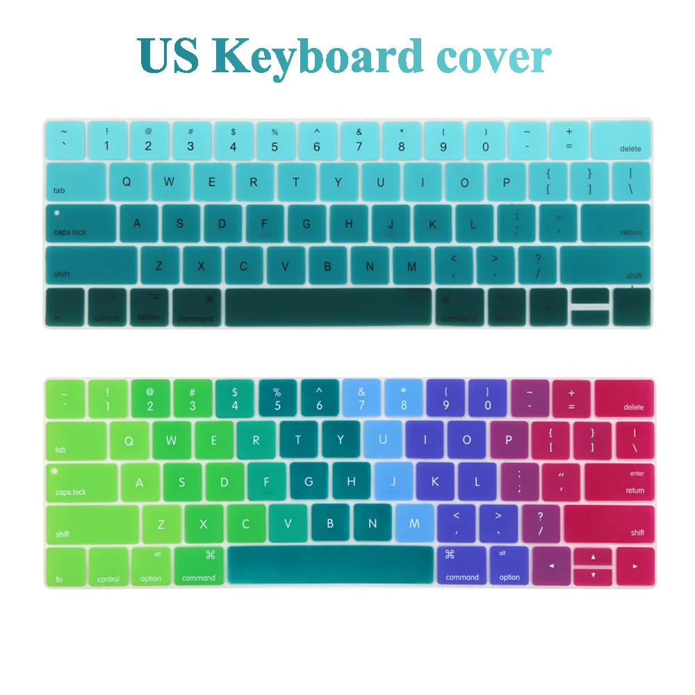 Чехол с английской клавиатурой США для 2016-2018 Macbook Pro 13 15 дюймов сенсорной панелью
