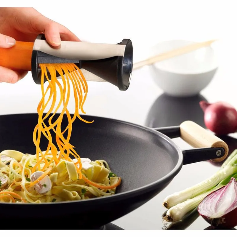 2018 1 шт. Овощной Спираль Тесак Spirelli терки Кухня Spiralizer Жульен Cutter морковь гаджеты