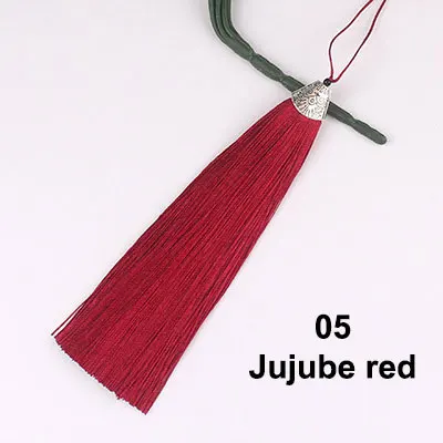 5 Jujube red 2 шт./лот 18 см кисточка декоративная шелковая Сделай Сам кисточки шелковая кисточка швейная ткань аксессуары бахрома отделка для diy Подвеска кисточка Декор - Цвет: 5 Jujube red