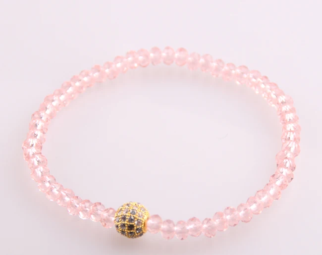 Стеклянный бисер с микро циркониевым шаром 4 мм | Украшения и аксессуары