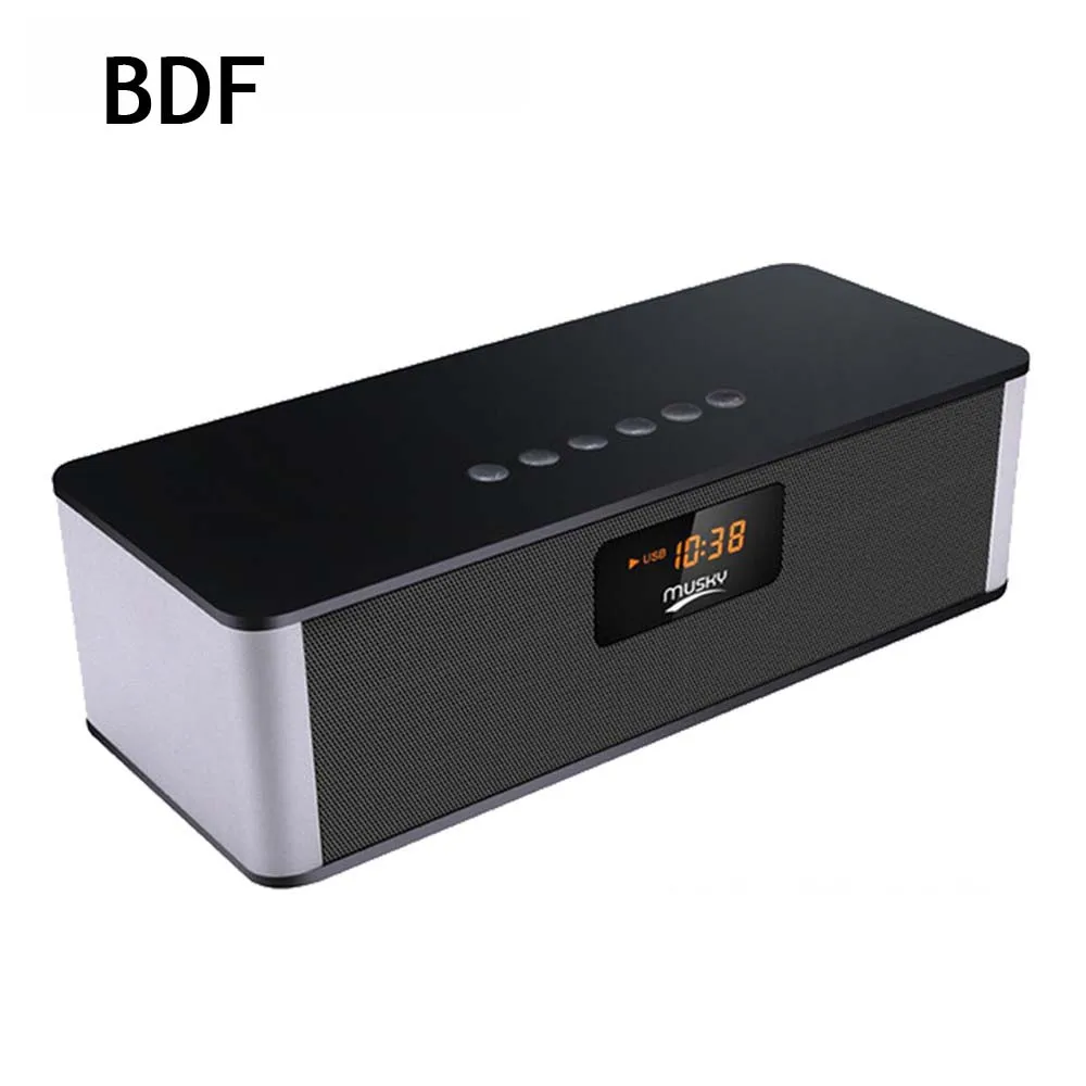 Bdf Hi Fi Bluetooth Динамик Беспроводной стерео двойной бас Altavoz hoparlor Радио fm Колонки