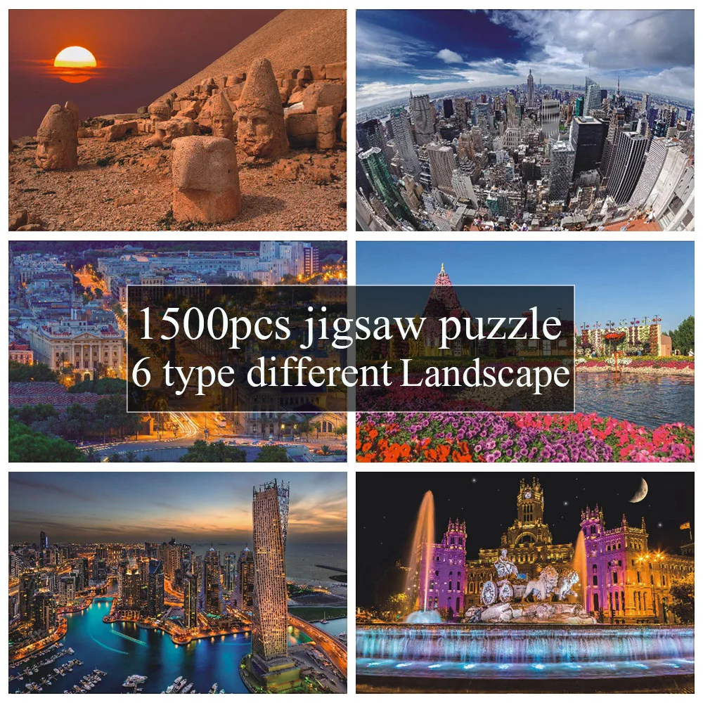 Деревянные пазлы 1500 шт. для различных стран 6 стилей Новое поступление|puzzle wood|puzzle
