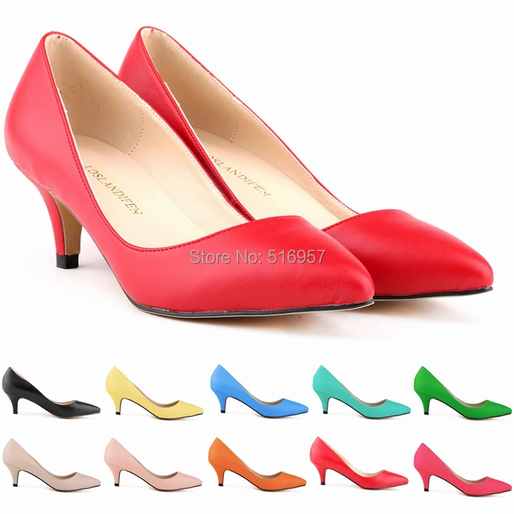 White Mid/ Low Heels Platform Pumps 11Colors Red Bottoms Sandals Pointed  Toe Heels 6CMComfort Ladies Shoes Free Shipping HS0043 - купить по выгодной  цене | AliExpress