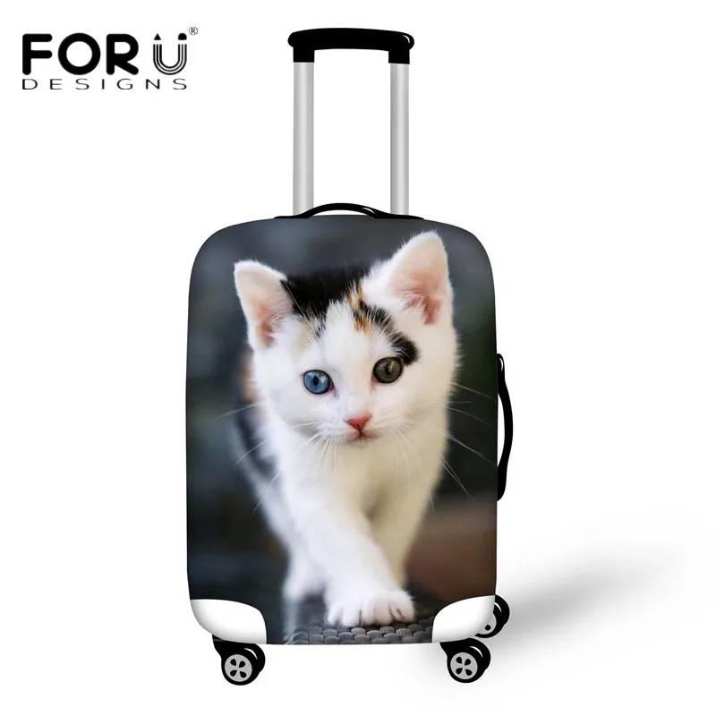FORUDESIGNS чехол для чемодана для путешествий 18-30 дюймов Чехлы Kawaii 3D Рисунок кошки багажные защитные чехлы водонепроницаемые пылезащитные - Цвет: H1692