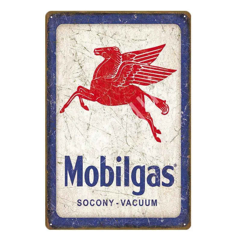 Mobil Texaco постер моторного масла V8 Pontiac налет Shelby Mopar Галф металлические оловянные