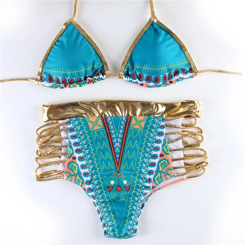 Новый Комфортно Женщин с Низкой Талией Бикини Установить Купальники Swimsuit