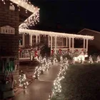 Рождественская светодиодная гирлянда, 220 В, 10 м, 100 светодисветодиодный с 8 режимами, рождественские украшения для дома, праздника вечерние НКИ, свадьбы, Рождества