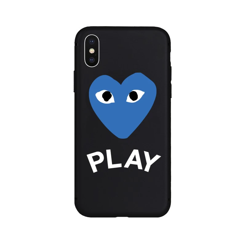 Play Heart Мягкий чехол для iPhone 5 5S SE 6 6s Plus 7 8 мультяшный Кот Чехол телефона с узором 10 X