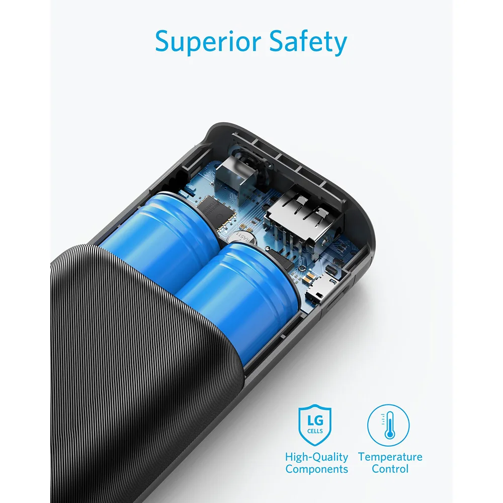 Anker power Core 10000 Redux ультра-маленький внешний аккумулятор мАч портативное зарядное