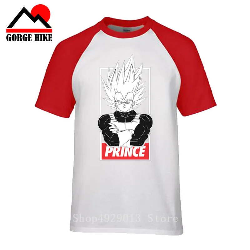 Мужская футболка DBZ Dragon Ball Z Ultra Instinct Goku Super Saiyan God Vegeta черно белая летняя с рисунком