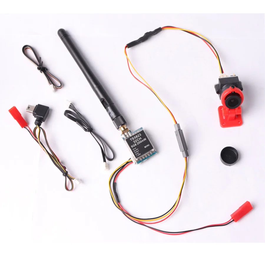 TS5823-Camera-Cable 5,8G набор FPV комбинированный Аудио Видео 200/600 мВт Передатчик TS5823/TS5828+ Мини CMOS P/N 1000TVL камера+ кабель Набор гоночный Дрон набор FPV - Цвет: TS5823-Camera-Cable