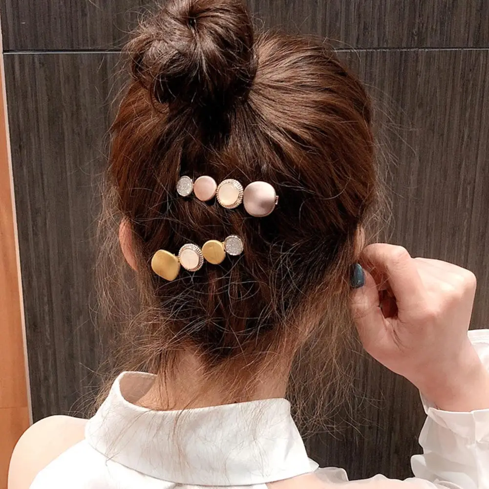 Модная блестящая круглая заколка для волос вечеринки женская подарок на голову| |