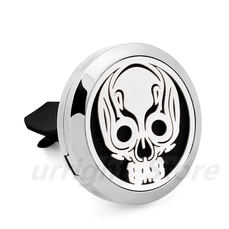Новый дизайн русалка корона череп дерево эфирное масло диффузор Locket зажим для