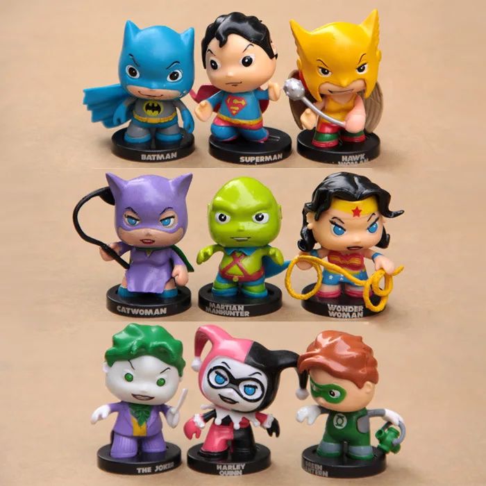 Free Shipping 9pcs/set Marvel Avengers 2 Super Hero Mini figures Children full series Toys Bricks Superman Batman Hulk | Игрушки и хобби