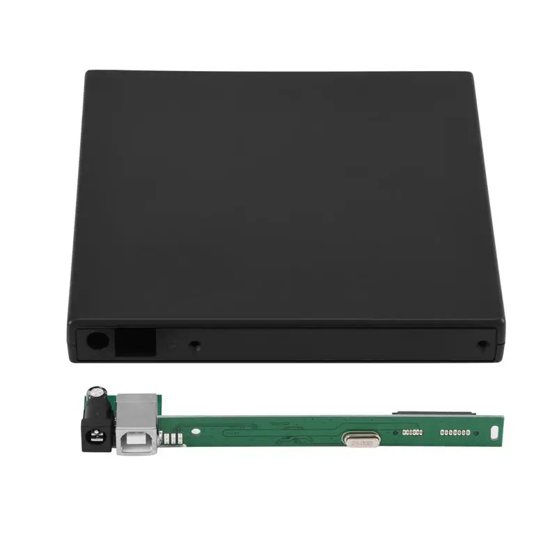 USB 2 0 Тонкий внешний карман для 12 7 мм SATA CD DVD горелки оптический привод|Оптические