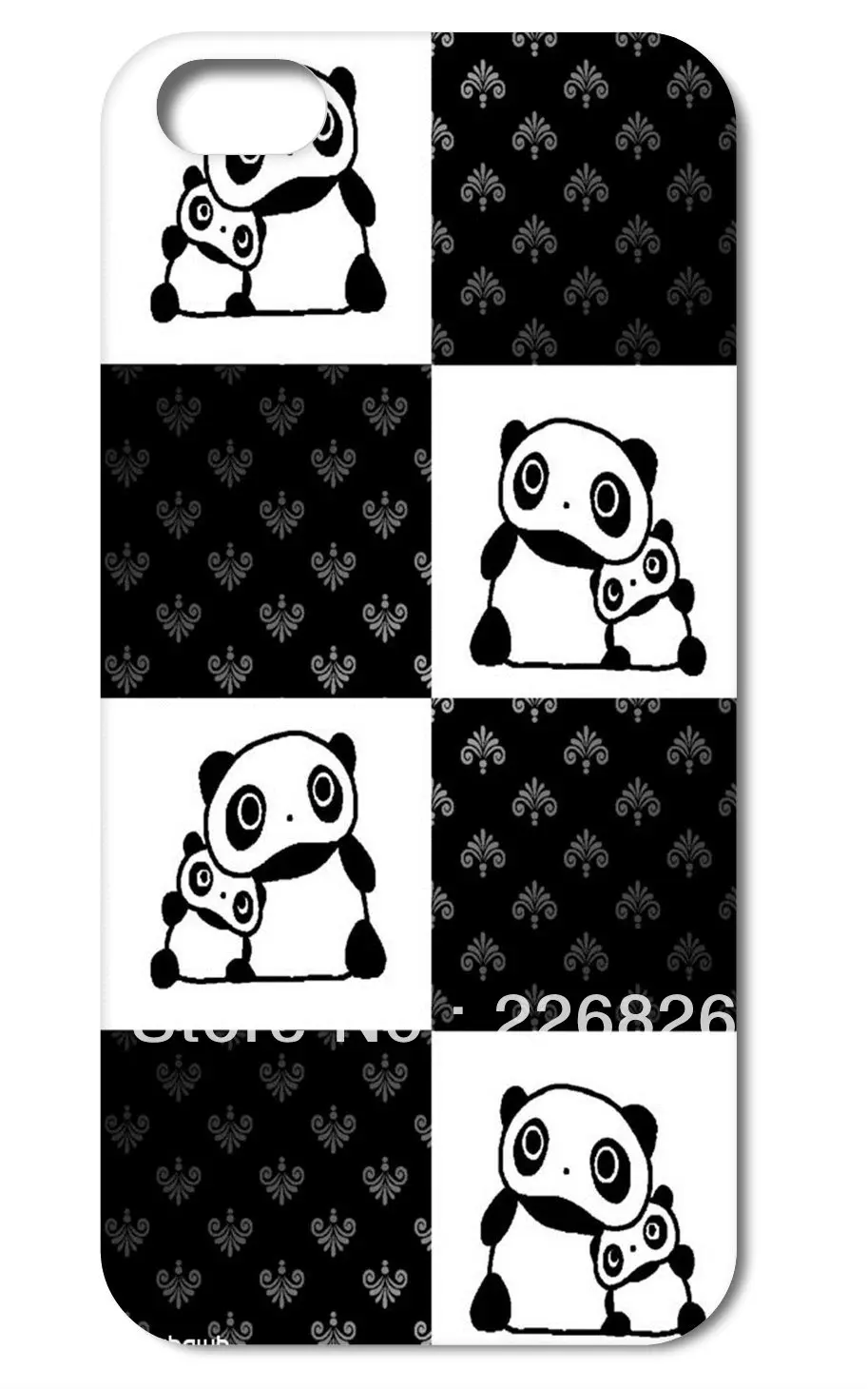 New Design !The 10PCS/Lot Cute Panda Hard Case Cover for Apple Phone 5 5S +FREE SHIPPING|phone taiwan|phone cover nokia e71phone iphone |