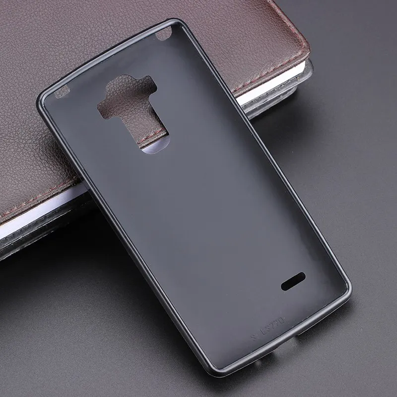 Черный гелевый ТПУ тонкий мягкий Противоскользящий чехол задняя крышка для LG G4