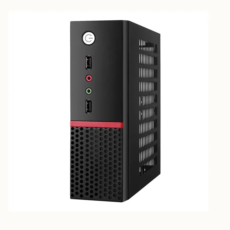 Горячая Распродажа DIY Mini itx HTPC Чехол черный стальной домашний кинотеатр