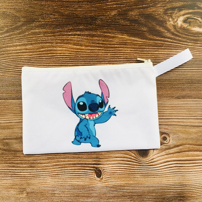 see chart IVYYE Kawaii синий Стич Аниме Холст Кошелек для монет мягкие изменить кошельки монеты мешочек деньги кошелек карты сумки для ключей детские подарки - Цвет: see chart
