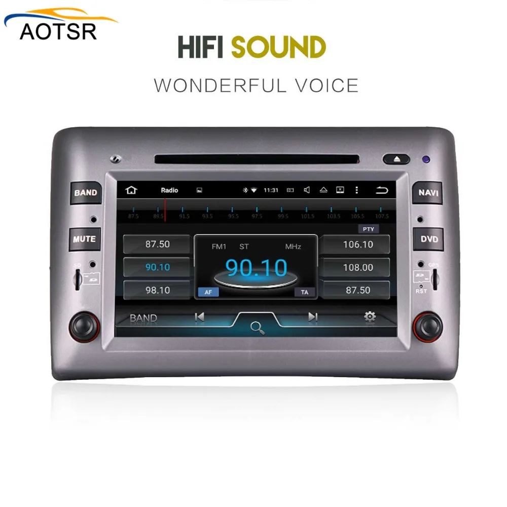 Автомобильный DVD плеер на Android 8 0 для Fiat Stilo 2002 2003 2004 2005 2006 2007 2008 2009 2010 радио