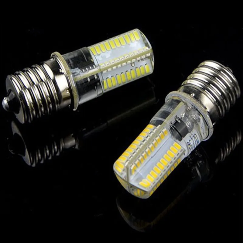 20 шт./лот новый продукт E17 свет AC220-240V 6 Вт 3014SMD 64 светодиодов лампы холодный белый