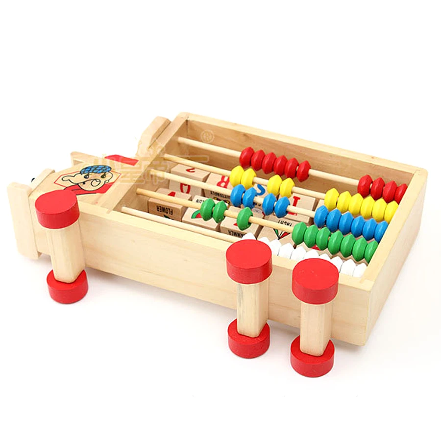 Детские Абакус соробан деревянные игрушки montessori Jouets для малышей раннего
