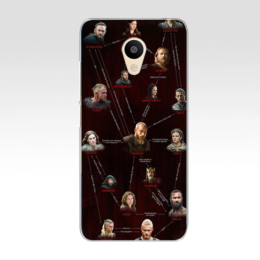 254DD Vikings жесткий прозрачный чехол для Meizu M2 M3S M3 M5S Mini note M5 M6 U10 U20|Бамперы| |