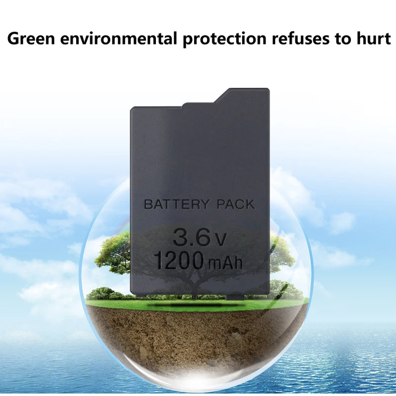 Для Sony PSP 2000/3000 1200mAh 3 6 V аккумуляторная батарея запасная для PSP2000/3000 консоль