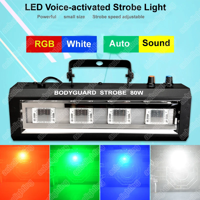 

4x 20W New DJ strobe stage lights KTV Bar Flash Light Disco Lighting Power Flash Lamp Ballroom stage flashing lights RGB/White