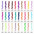 अलीलडर 87 रंगीन लंबे सीधे ओम्ब्रे सिंथेटिक बाल एक्सटेंशन के साथ नेट क्लिप वन-पीस स्ट्रिप्स 20 इंच महिलाओं के लिए हेयरपीस