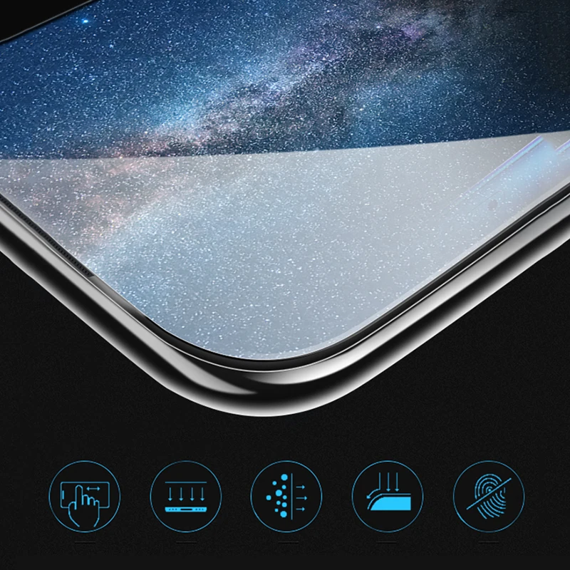 VRURC Screen protector For OPPO Find X Tempered glass Full Cover 5D Curved Edge Surface Glass Film | Мобильные телефоны и