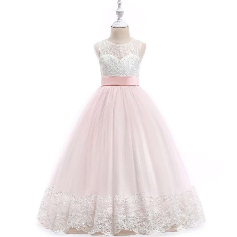 ТРАПЕЦИЕВИДНОЕ ПЛАТЬЕ для девочек Длинные вечерние платья принцессы детей 8 10 12 14