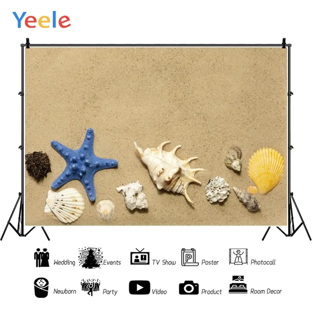 Yeele пляж море песчаный раковины детские Морские продукты шоу ребенок фотографии