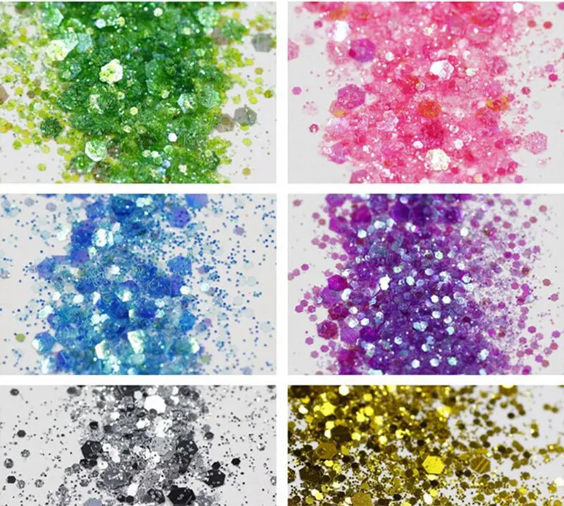 

Mixed Shiny Colors Sequins Spangles Resin Fillings Crystal Mud Jewelry Making jewelry making Shimmering Powder