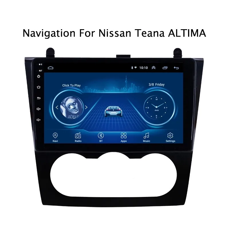 Ectwodvd 9 дюймов Andriod 8 1 Автомобильный gps навигация для Nissan Teana Altima (MT) 2008 2012