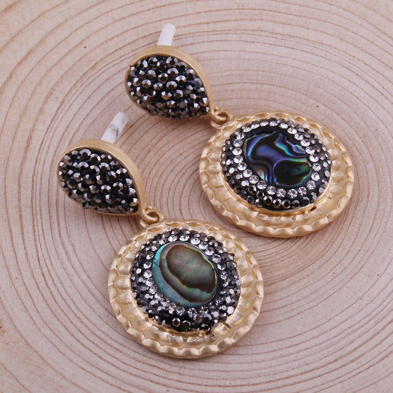 Модный металлический Кристальный морской ракушка | Украшения и аксессуары