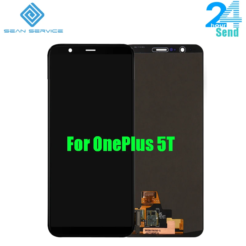 For Oneplus 5T LCD Display+Touch Screen Digitizer Assembly 6.01 inch 2160x1080P Five T | Мобильные телефоны и аксессуары